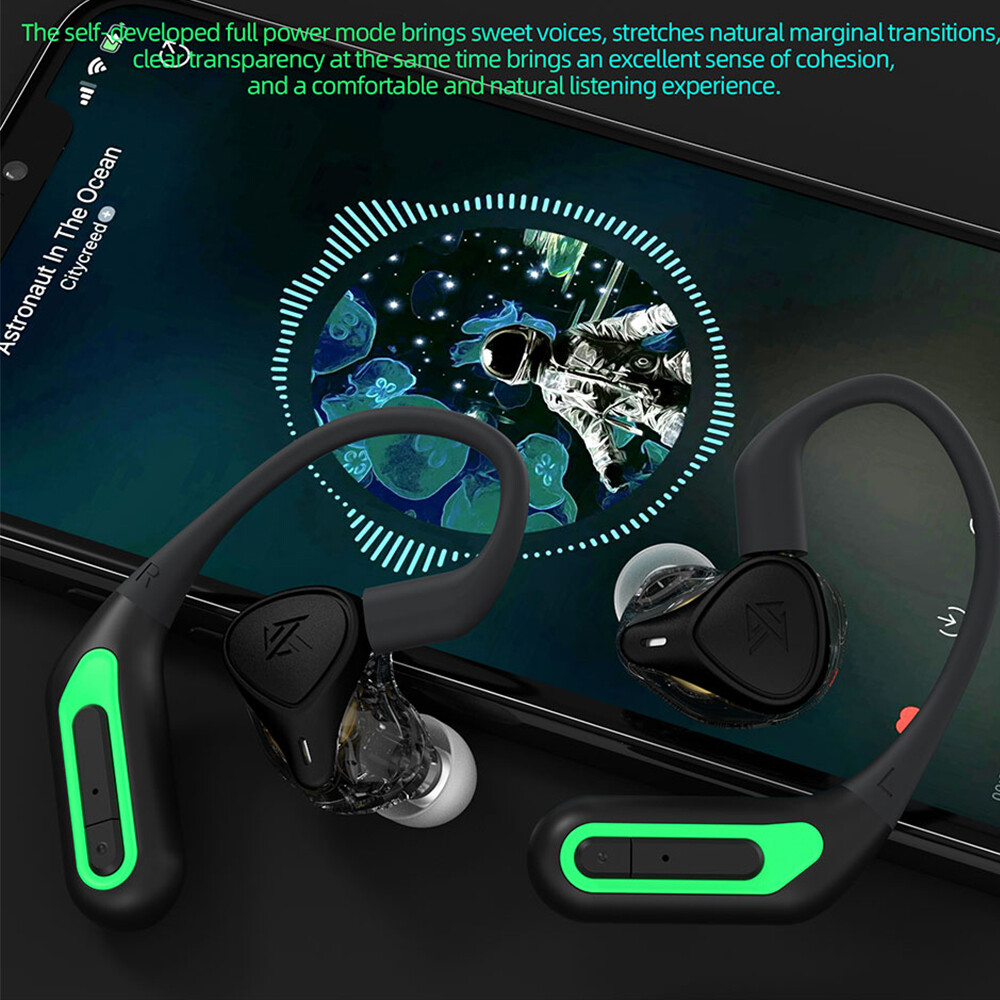 KZ AZ10 Wireless Earphone Replacement Module Upgrade Bluetooth 5.2 HiFi Lossless Earhook Noise Cancellation Professional Sports Headset Replaced Cable Three Frequency Balanced Super Sound Field Gaming Headset Hook For KZ ZSN Pro ZEX Pro DQ6 ZAS