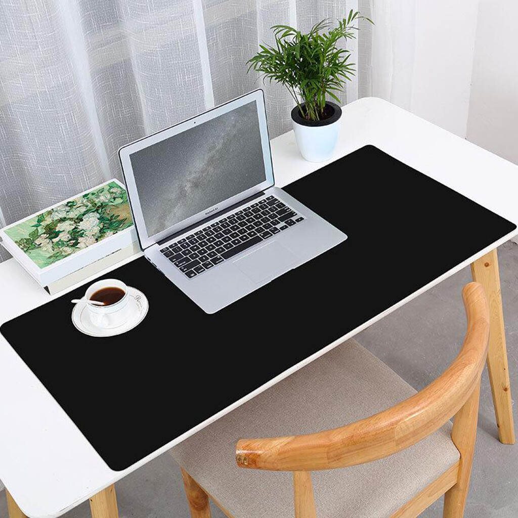 Tấm Lót Bàn Làm Việc Hai Mặt Baoblaze Tấm Lót Chuột Bằng Da PU Chống Thấm Nước Tấm Lót Sử Dụng Kép