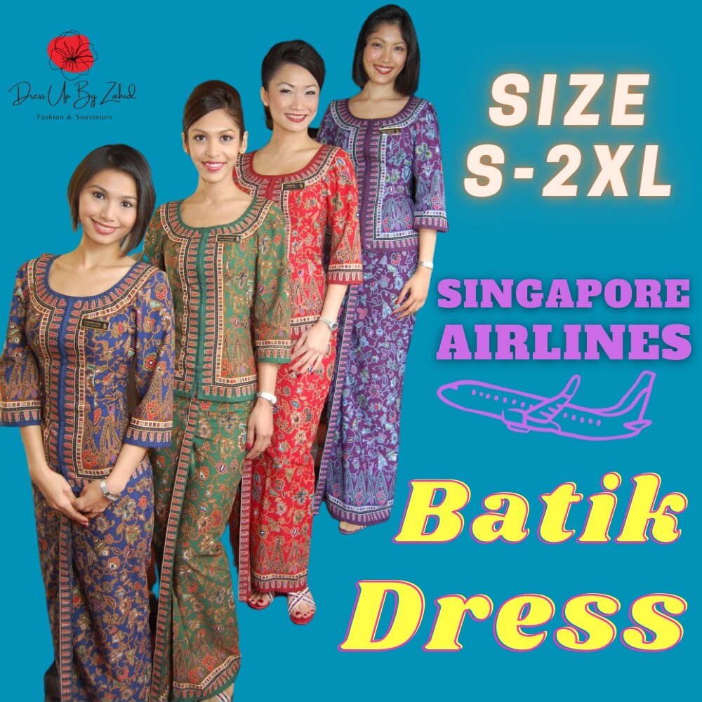 😄New Arrival 💃[READY STOCK] KEBAYA SINGAPORE AIRLINES BATIK