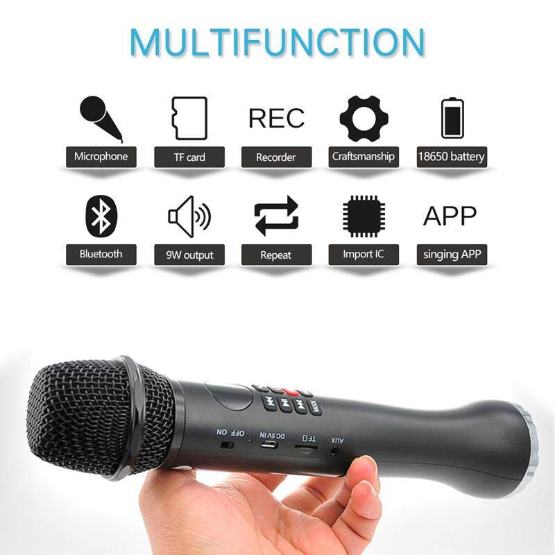 Professional Karaoke Microphone Wireless Speaker Portable Bluetooth