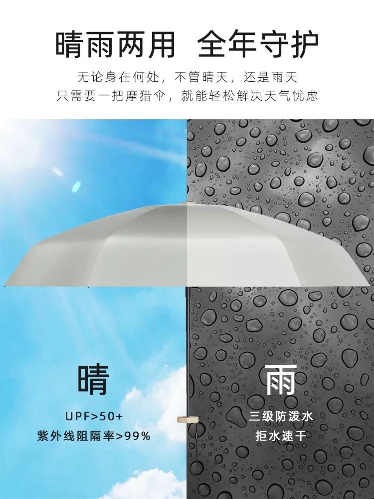 Xiaomi New Ultraviolet Mini Umbrella Small UV Umbrella Sunscreen Blocks Ultraviolet Rays Light Easy Carry Personal Umbrella