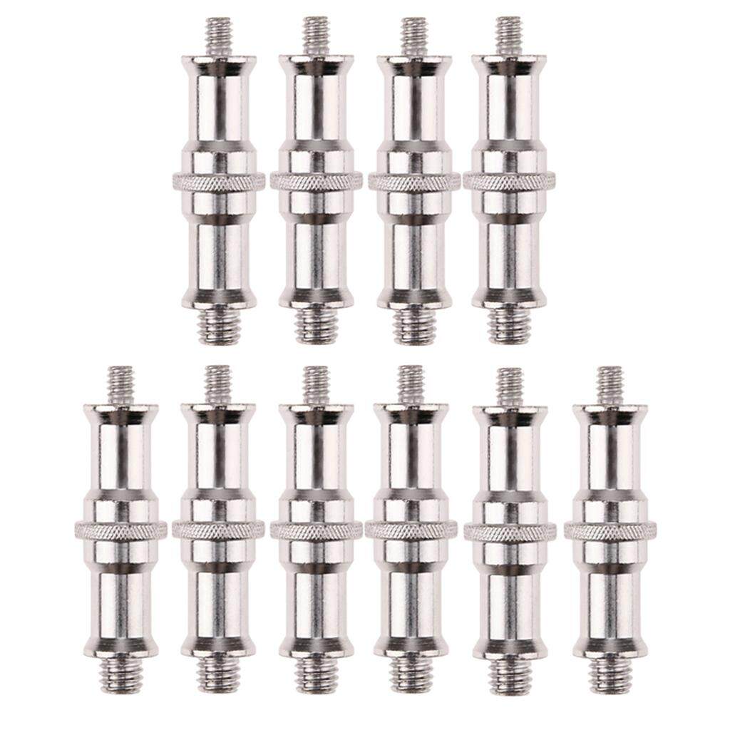 Lacooppia10Pack Bộ Chuyển Đổi Đầu Đực Có Ren 1/4 Sang 3/8 Cái Vòi Nước Stud Đối Với Ánh Sáng Đứng, Bộ Chuyển Đổi Giày Nóng, Bóng Đầu, Bộ Thu Flash Không Dây, Bộ Kích Hoạt