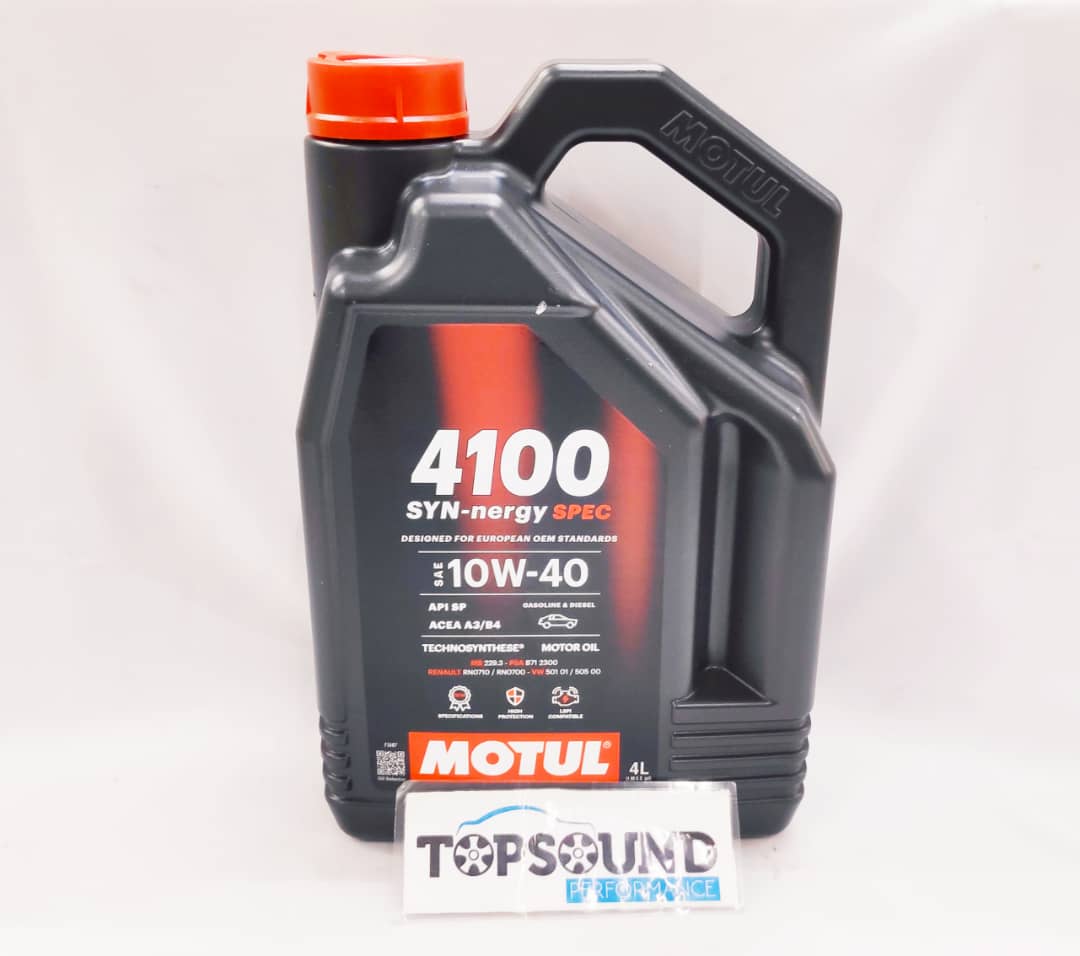 Motul 4100 SYN-nergy Spec 10W40 Engine Oil - 4Liter (Original