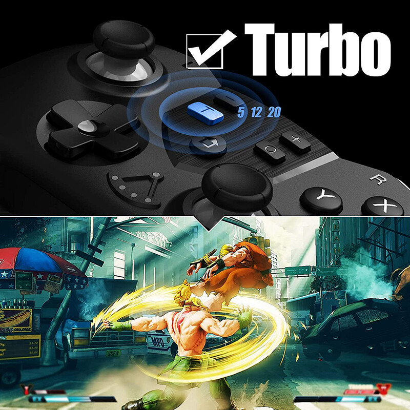 DISOUR Bộ Điều Khiển Trò Chơi Không Dây Cho Nintendo Switch Bộ Điều Khiển Tay Cầm Chơi Game Bluetooth Cho NS Switch Bộ Điều Khiển Bluetooth Cần Điều Khiển Với Wake-Up/Lập Trình Macro/Rung/Con Quay Hồi Chuyển