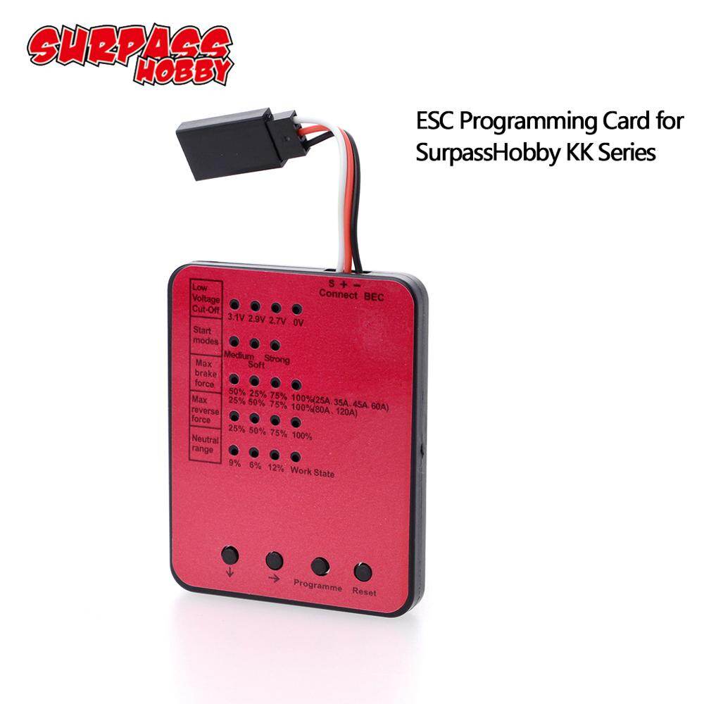 SURPASSHOBBY KK ESC Series LED Programing Card for RC Car 25/35/45/60A/80A/120A/150A ESC Electronic Speed Controller