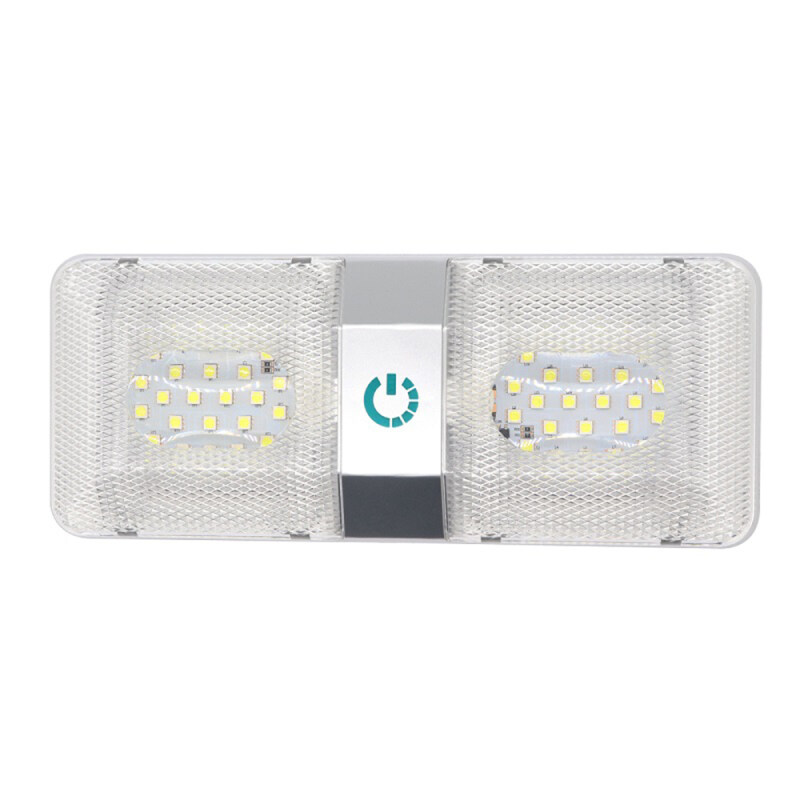Morica 48 LED RV Trần Vòm Ánh Sáng DC11-18V RV Chiếu Sáng Nội Thất Trailer Đèn Cho Camper RV 6000-6500K