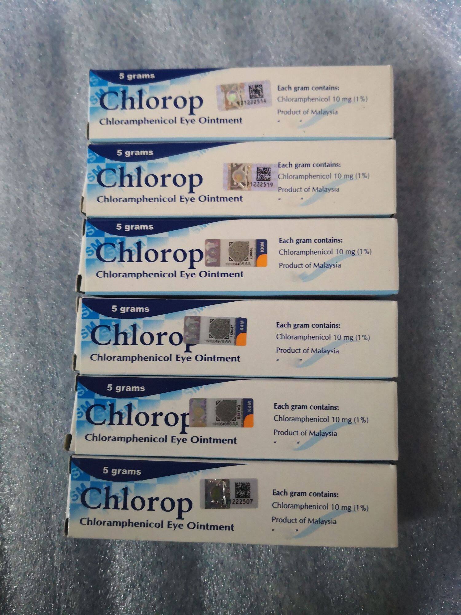Chlorop Chloramphenicol Eye Ointment Ubat Sakit Mata Lazada