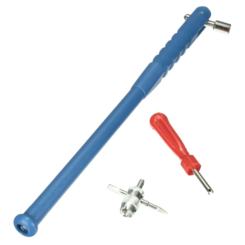 Car Motorcycle Tire Valve Stem Puller Installer Metal Practical Repair Tool Set