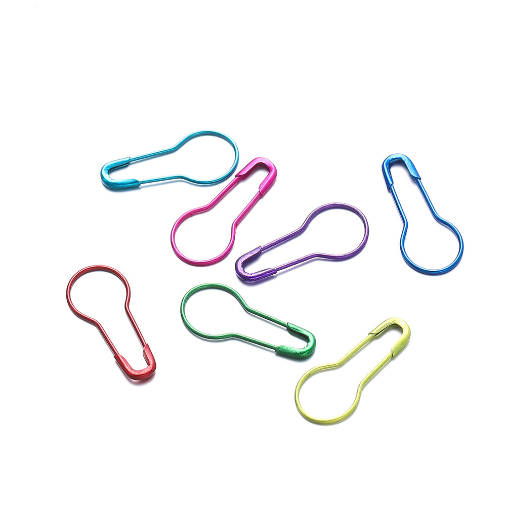 St. Kunkka 50-100Pcs/pack Color Safety Pin Candy Paint Stainless Steel Suitable For DIY Brooch Jewelry