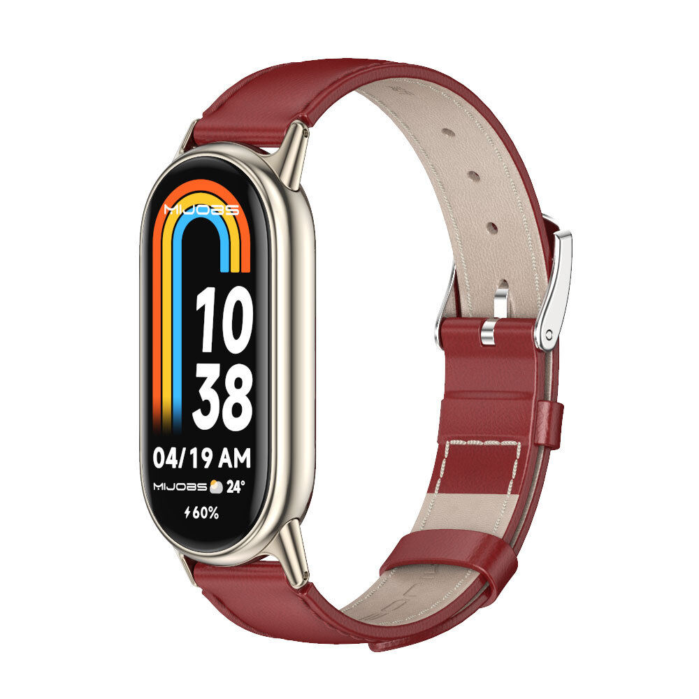 Strap for Xiaomi Mi Band 8 Bracelet Fashion Leather Replacement Wristband Miband 8 NFC Correa Mi Smart Band 8 Wrist Straps