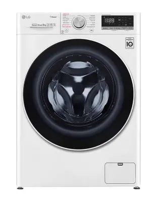 LG 9kg Front Load Washing Machine with AI Direct Drive™, Steam™ FV1409S4W