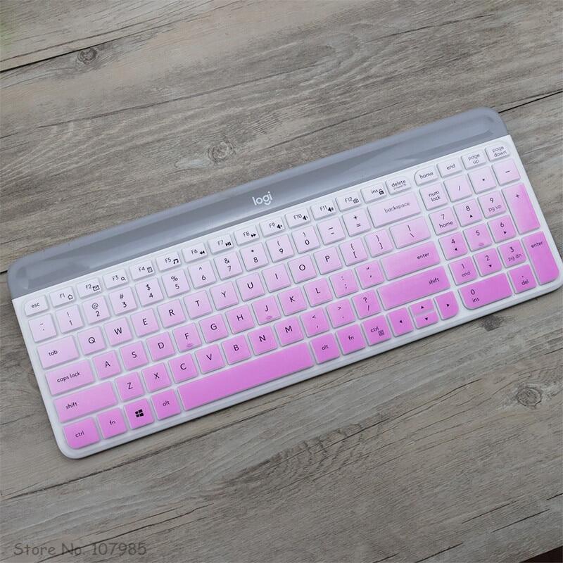Soft Silicone Dustproof For Logitech MK470 K580 Slim Wireless Keyboard Keyboard Cover Skin Protector MK 470 Dust Film