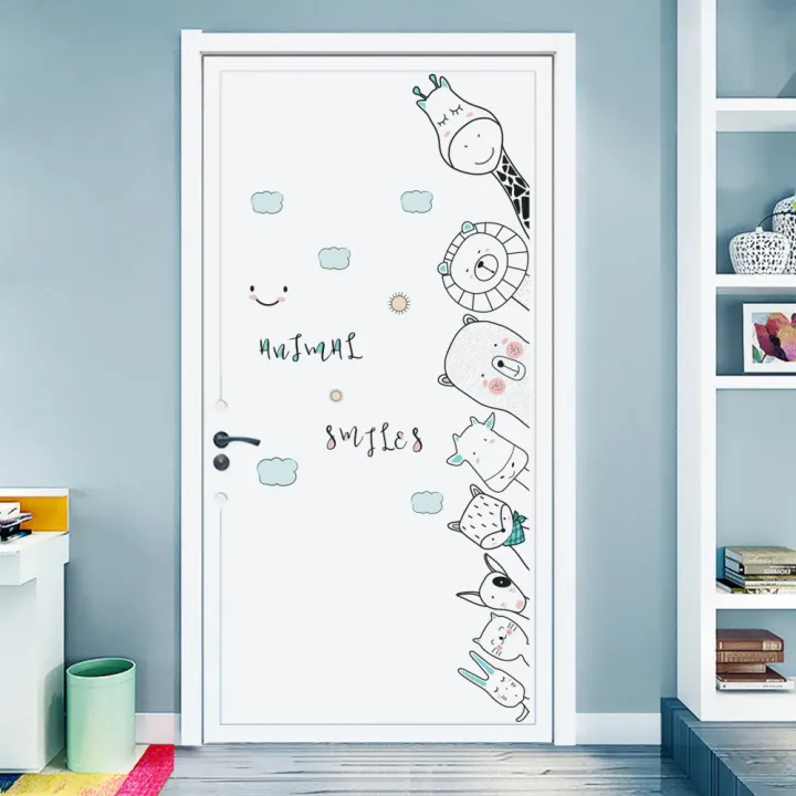 Bedroom Door Stickers Cornersticker Baby Wall Sticker For Kids