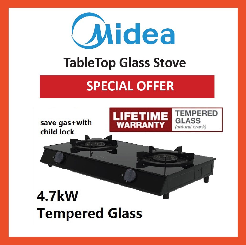 Midea Premium Hob Glass Cooker Stove MGS T211G Lazada