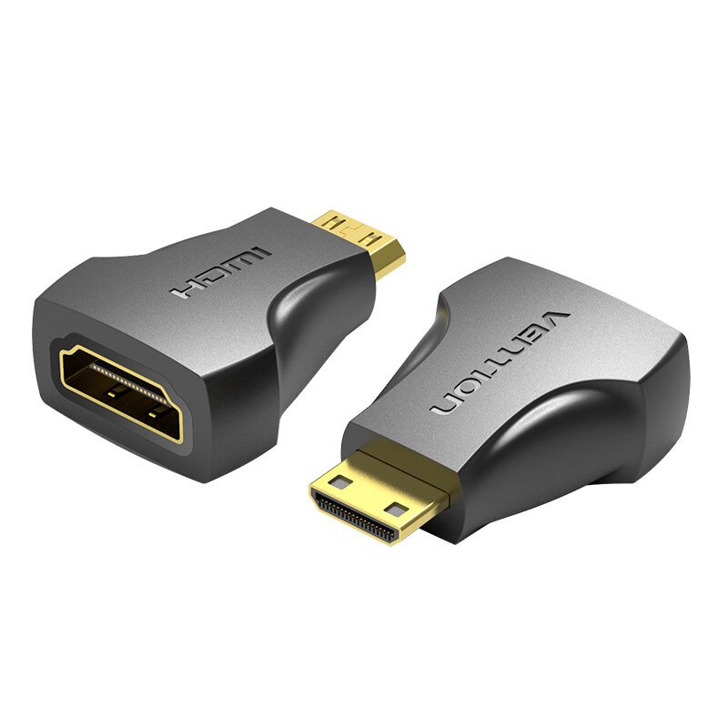 【COD】Vention Bộ chuyển đổi Mini / Micro HDMI sang HDMI Bộ chuyển đổi HDMI 2 trong 1 3D 1080P Nam sang Nữ cho Máy ảnh máy chiếu màn hình TV