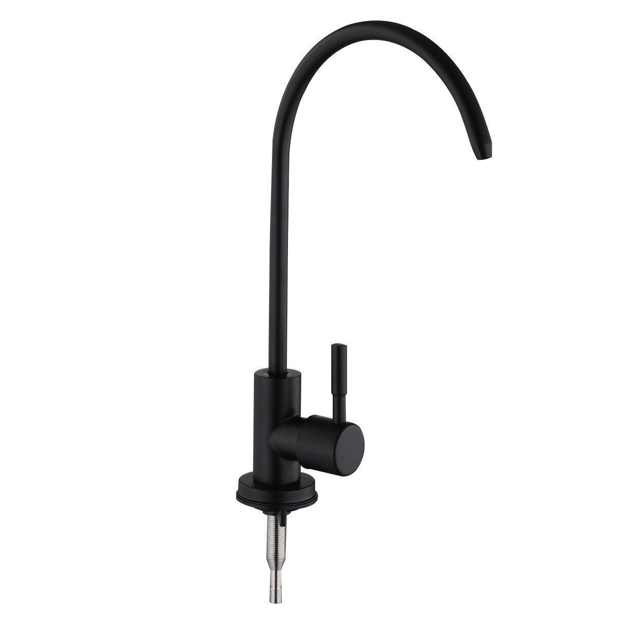 Kitchen Faucets Direct Drinking Tap Black Matte Stainless Steel Kitchen