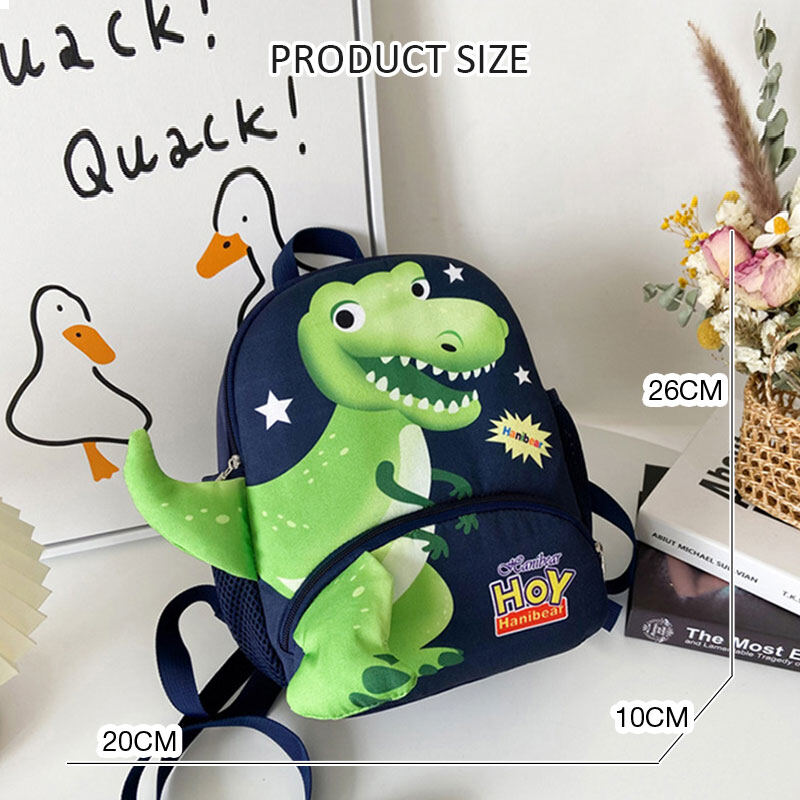 BAOLONGXIN New kids backpack dinosaur leash kindergarten casual backpack