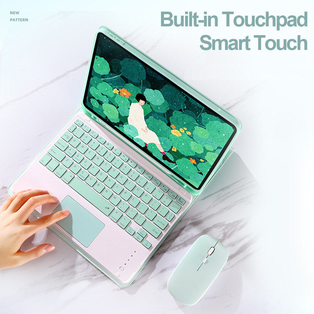 Bàn Phím Bluetooth Với Touchpad Chuột Cho iPad Pro 9.7 Ipad 10.5 Ipad 11 Ipad Không Khí 2 3 4...
