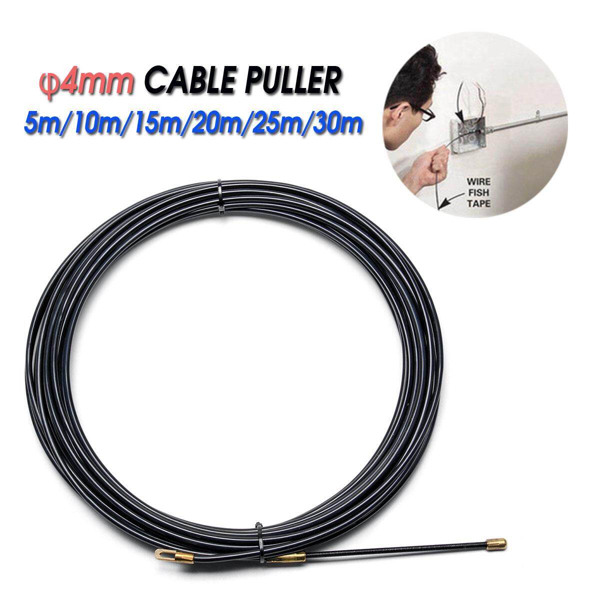 25 M 4 Mm Kawat Nilon Penarik Kabel Ular Push Selotip Ikan Reel Conduit Saluran Rodder