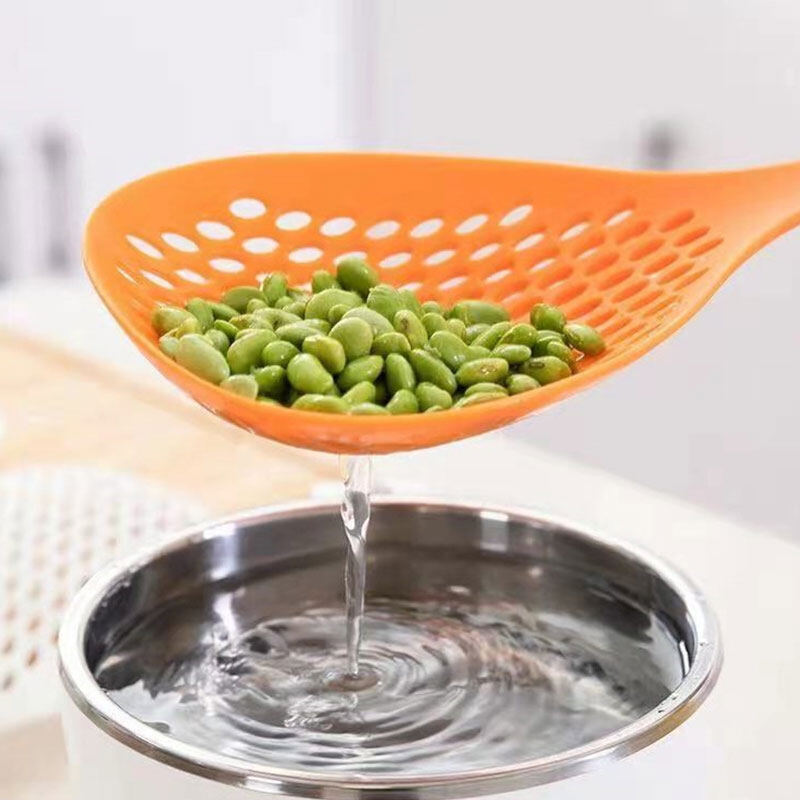 เครื่องครัวช้อนตวงฉันหมายถึง,ที่ตักขยะขนาดใหญ่,ห้องครัวในครัวเรือน,ช้อนเกี๊ยว,ช้อนตักเกี๊ยว,หน้าจอตัวกรอง,มือจับยาว ราคา 19 บาท*ส่งฟรี