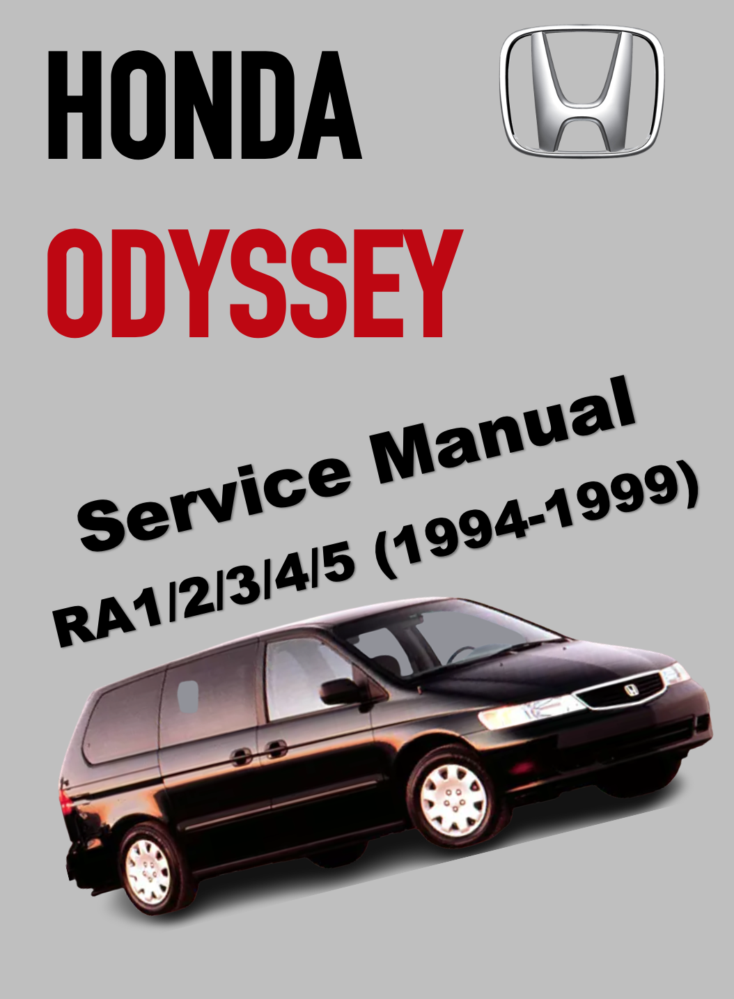 HONDA ODYSSEY RA 1/2/3/4/5 (1994-1999) SERVICE WORKSHOP MANUAL