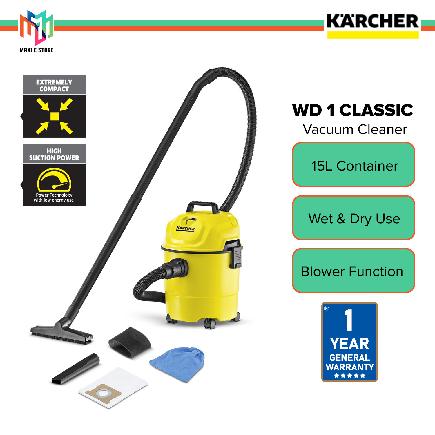 KARCHER Replacement Bags WD2 | 6.904-322.0