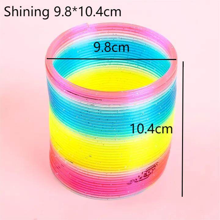 Topstudio Babygo Kids Early Education Rainbow Spring Toy Magic Mini Hula Hoop Educational Toy Preschool Essential