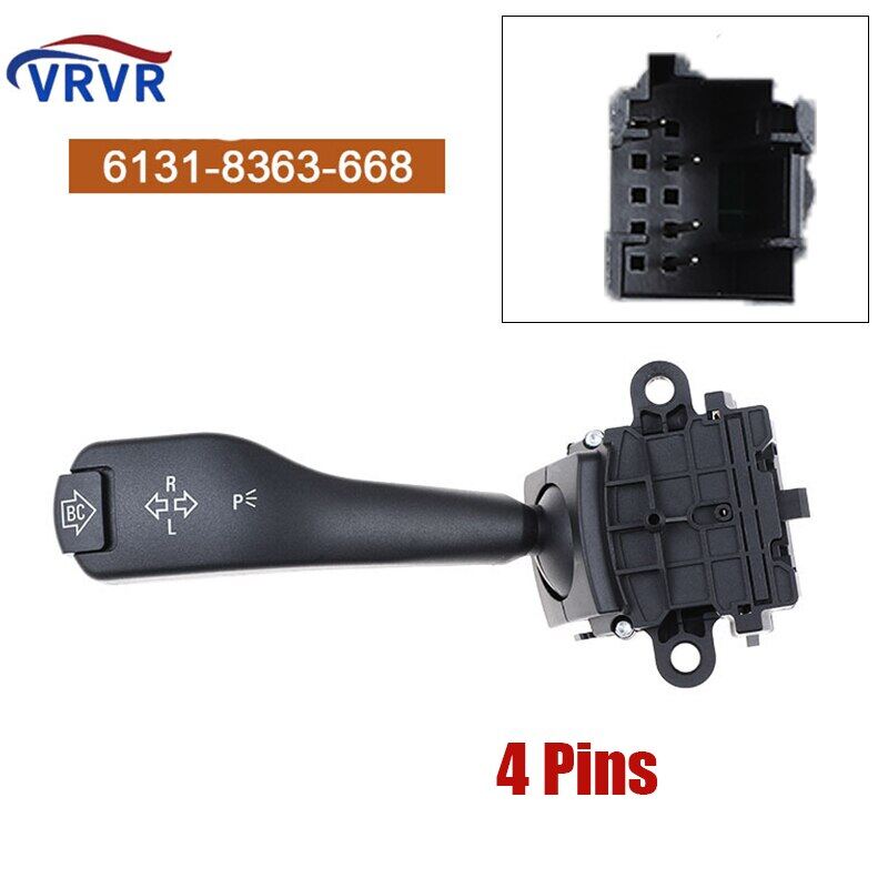 6131-8363-668 61318363668 4 pins stee column turn signal indicator wiper stalk switch for bmw e38 e39 e46 e53 e83 e83n