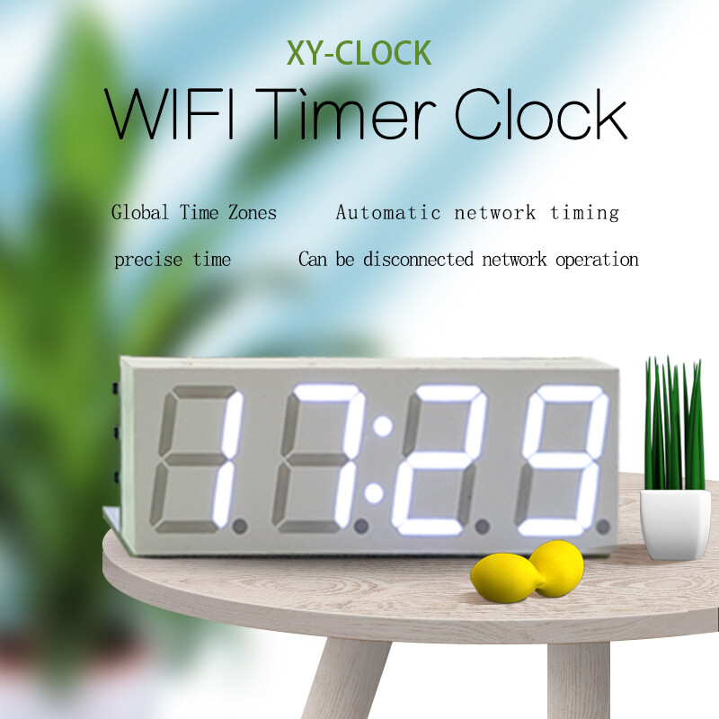 Shockley DIY Digital WiFi Timing Clock Module With Green Display