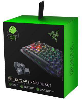 Razer กุญแจหมวกสีเขียว-US GAMING หมวกคีย์บอร์ดแบบกลไกแลกเปลี่ยนสำหรับสีเขียว 2 สี Molding PBT เต็มรูปแบบที่สอดคล้องกัน