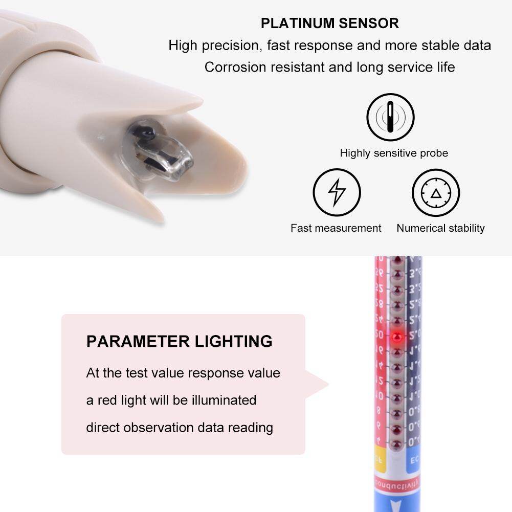 Bút Kiểm Tra Chất Lượng Nước Yieryi EC/Ppm/CF Máy Đo EC Làm Vườn