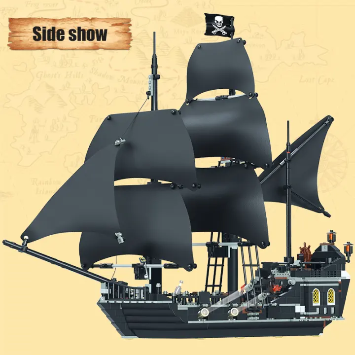 black pearl toy ship