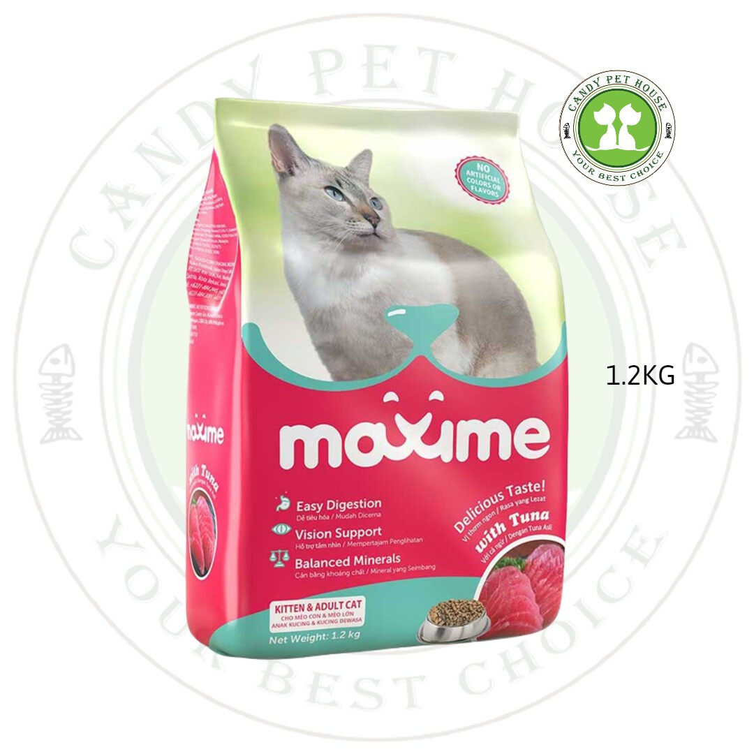 (EXP: MAY 2024) BUY 1 FREE 1 Maxime Kitten & Adult Dry Cat Food - 1.2KG ...