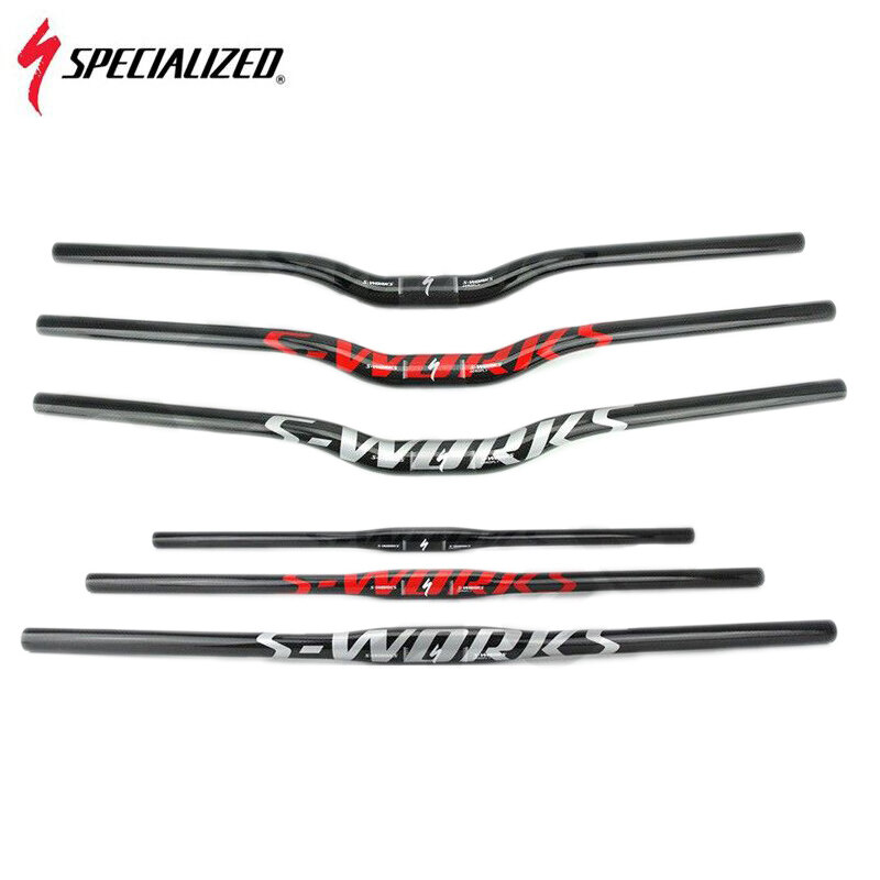 Sworks Full Carbon MTB Bicycle Handlebar Flat / Rise Handlebar Bike