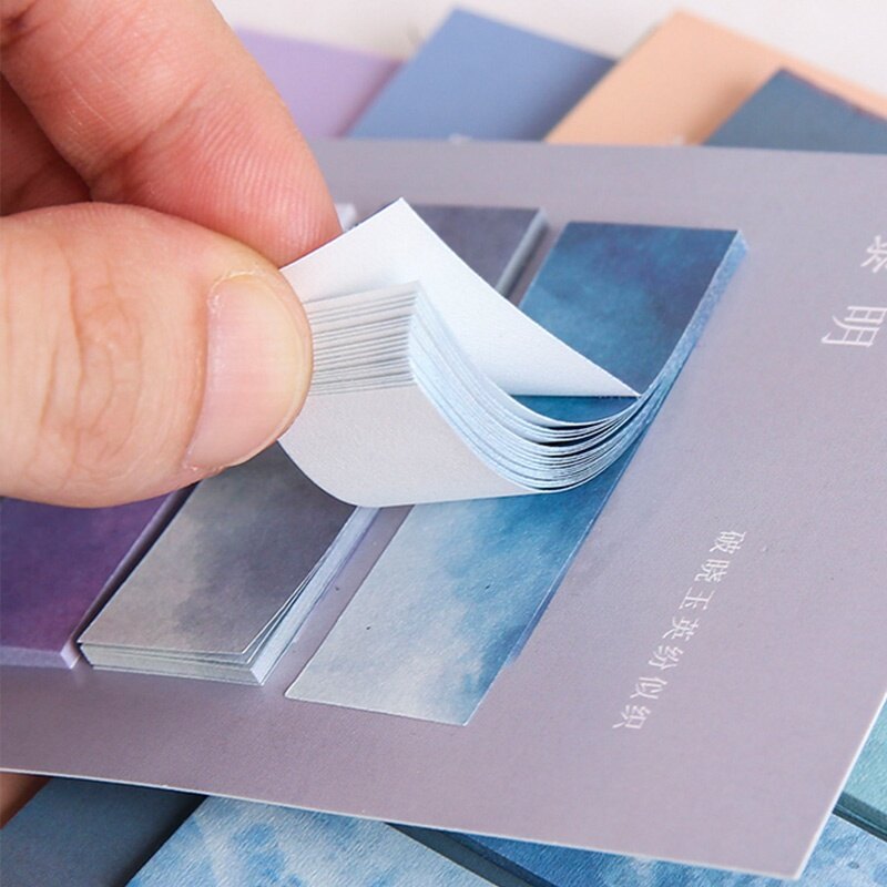 120 Tờ Nhãn Dán Chỉ Mục Màu Gradient Phong Cách Instagram Nhãn Dán Phân Loại Đáng Yêu