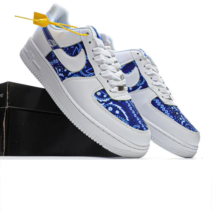 blue bandana air forces