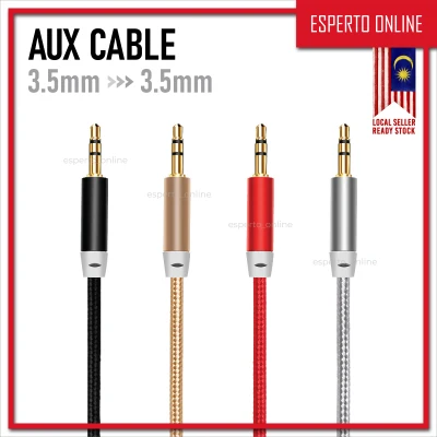 Aux Audio Jack Cable 3.5mm Male to 3.5mm Male Multicolor [1.5m]