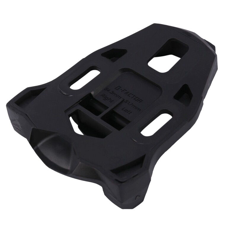 4X Bike Cleat Set Plastic Black Road Bike Cycling Pedal Cleat Lock for