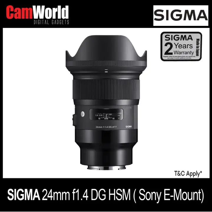 Sigma 24mm F1 4 Dg Hsm Art Sony E Mount Sigma Malaysia Lazada