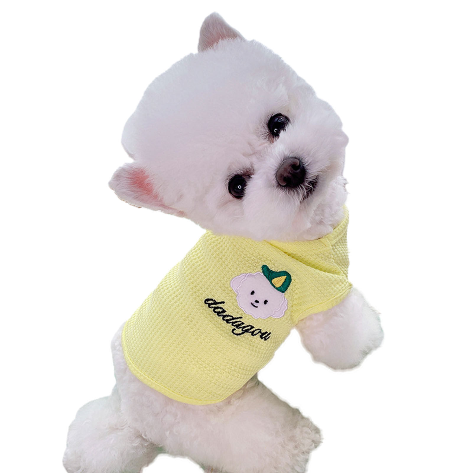 huanhuang® Pet Apparel Embroidery Puppy Pattern Dressup Skinfriendly