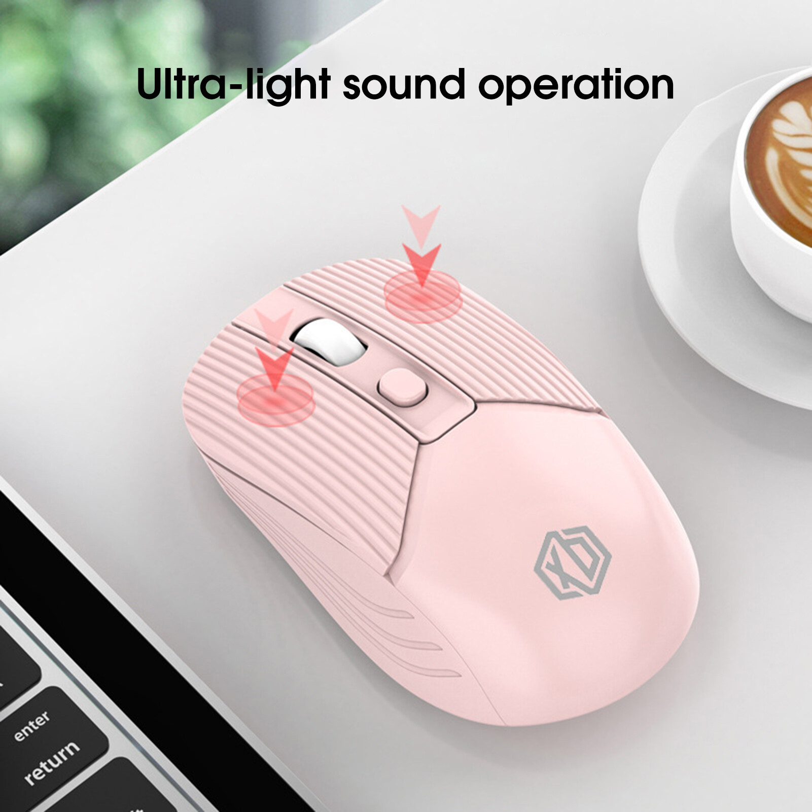 Chuột Không Dây F4 Chuột Máy Tính 2.4 Có Thể Sạc Lại Độ Chính Xác Cao Phổ Biến Hai Chế Độ 5.0 GHz/Tương Thích Bluetooth Cho Máy Tính Để Bàn Chuột Máy Tính Hữu Ích