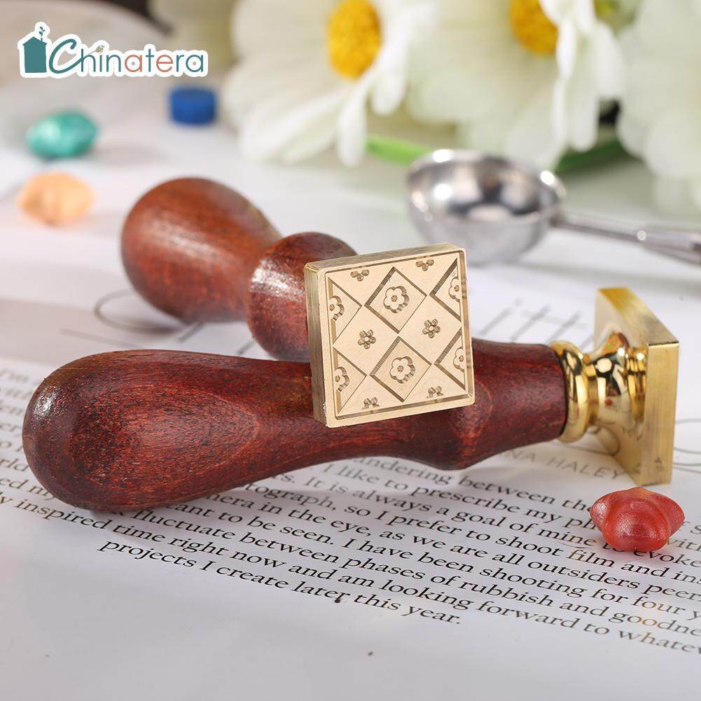 [Chinatera] Vintage Animal Plant Square Seal Stamp Handcraft Decor DIY Sealing Wax Stamp for Scrapbooking Diary Photo Album