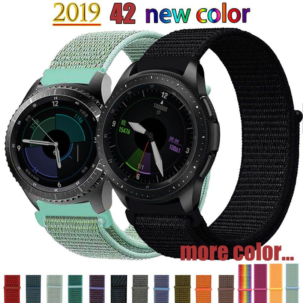 Gear S3 Frontier Strap for Samsung Galaxy Watch 4 40mm 44mm galaxy watch 3 46mm 42mm Active 2 Nylon 22mm Watch Band HuaMI Watch Gt Strap Amazfit Bip 20mm