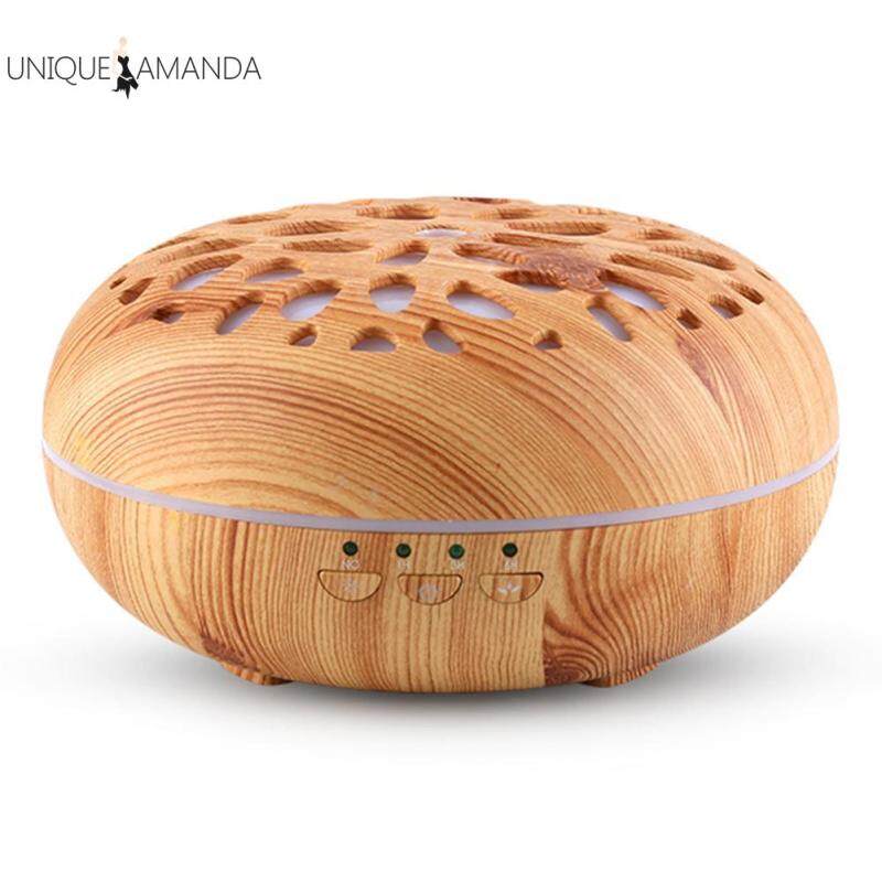 Humidifier Round Shape LED Chromatic Lamp Aromatherapy Essential Oil Diffuser Ultrasonic Singapore