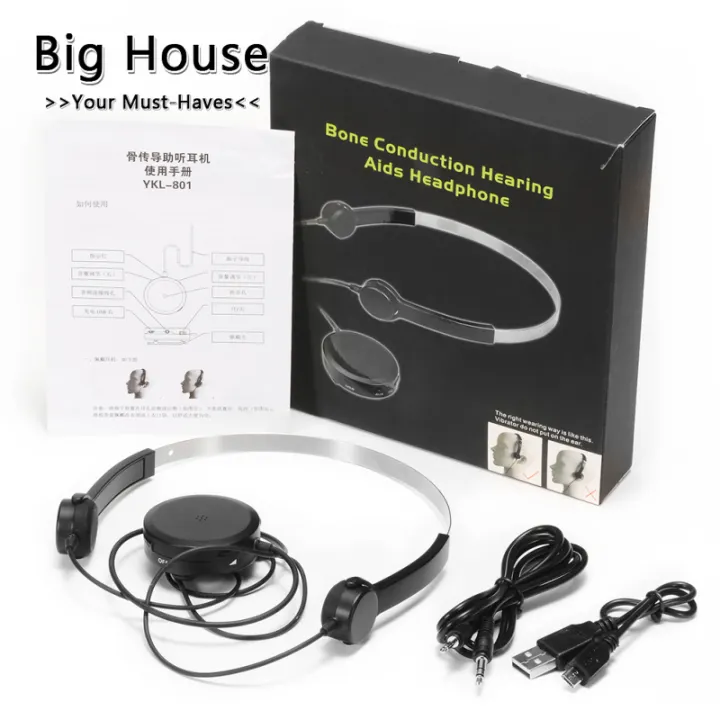 bone conduction headphones with hearing aids