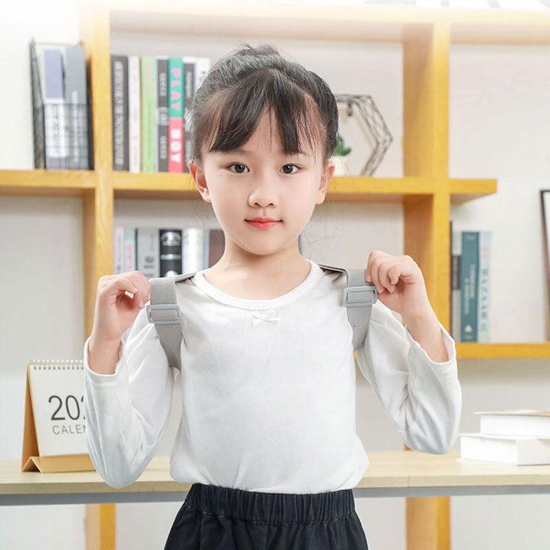 FED【COD】Posture correction intelligent correction with auxiliary orthosis, sitting posture correction, back posture uniformity code, children's LCD voice
