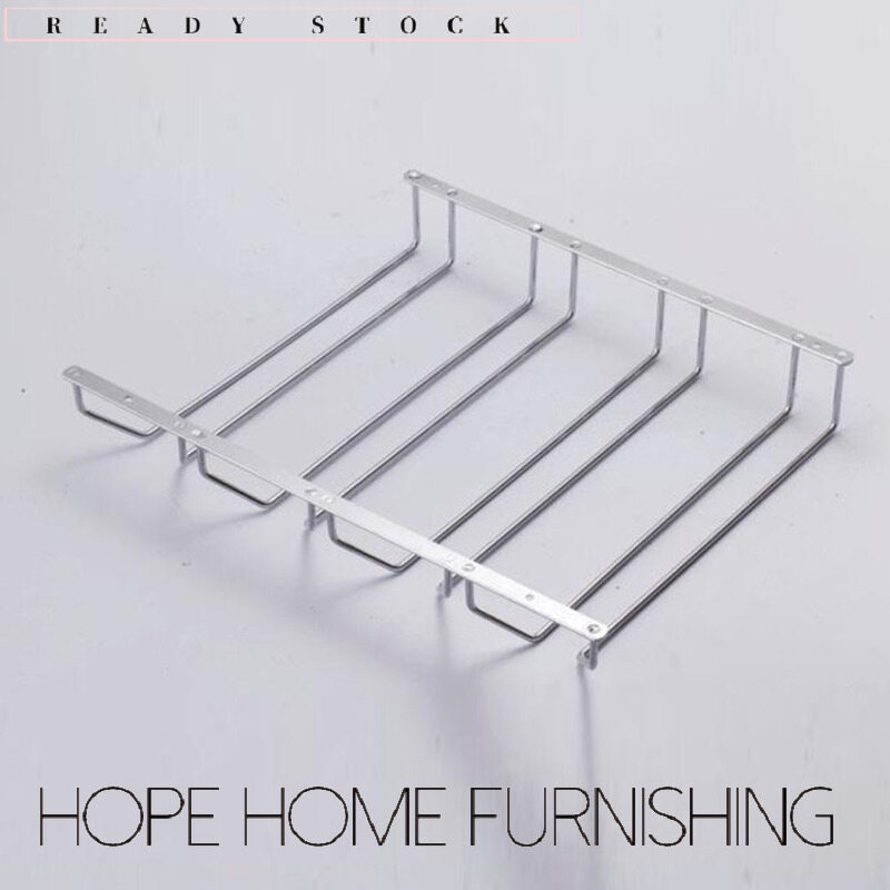 1 PCs 1-5 goods price wall mounted stainless steel rack hanging cup holder wine rack hanging cup holder bar