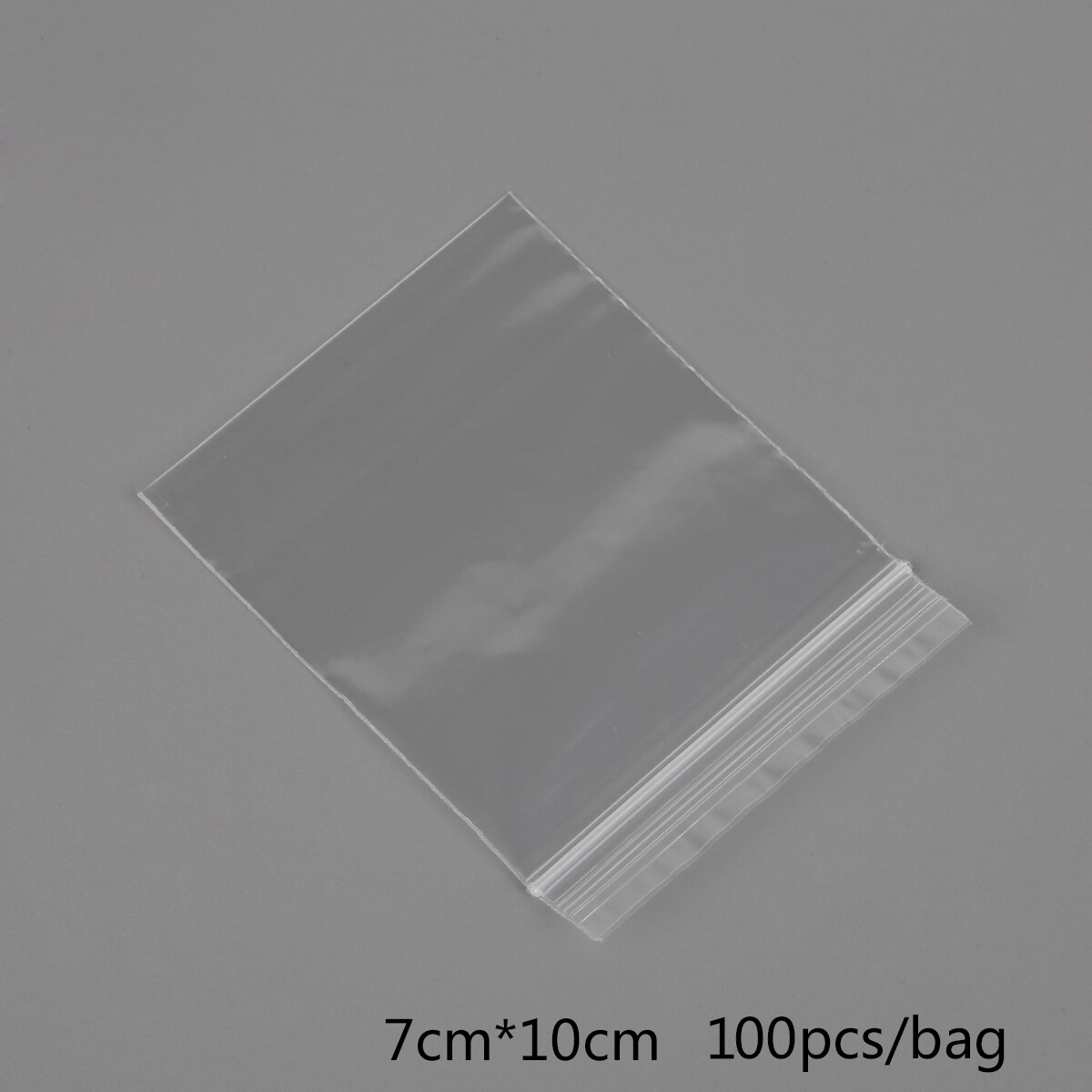 100pcs/Bag Clear Zip Lock Ziplock Storage Bags Plastic Small Gifts Jewelry Candy Packing Reclosable Pouches