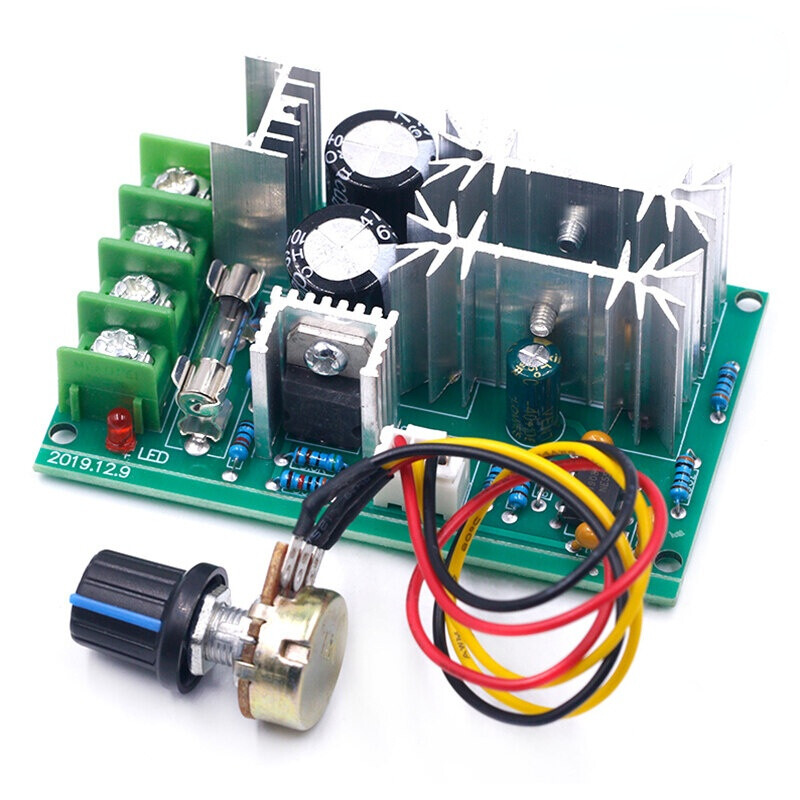 011 công tắc bộ điều khiển tốc độ động cơ dc pwm bộ điều chỉnh điện áp dòng điện một chiều 20a 10-60v mô-đun ổ đĩa công suất cao pwm 12v 24v 36v 48v