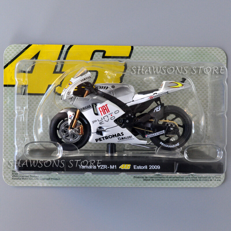 118 Scale Diecast Motorcycle Model Toy Yamaha YZRM1 Sports Racing
